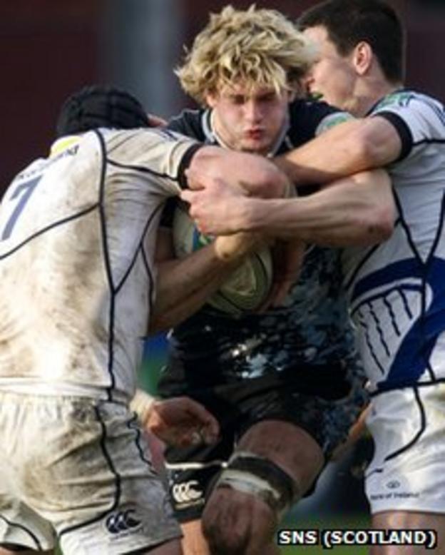 Richie Gray was full of strong running for Glasgow