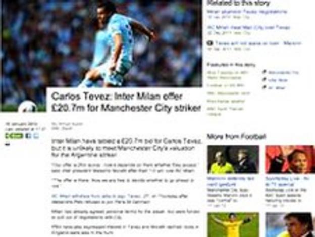 BBC Sport redesign