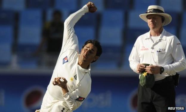 Pakistan bowler Saeed Ajmal