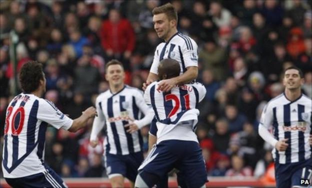 West Brom struggling with midfield injury crisis ahead of Stoke