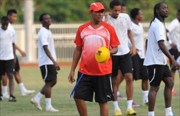 Equatorial Guinea coach Gilson Paulo