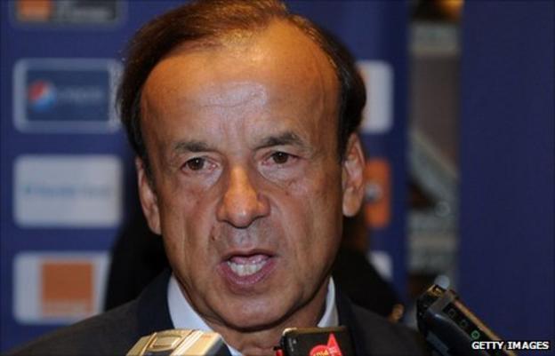 Gabon coach Gernot Rohr praises his players and says Gabon intends to finish top of their group