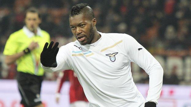 QPR sign Lazio's Djibril Cisse on a two-and-a-half-year deal - BBC