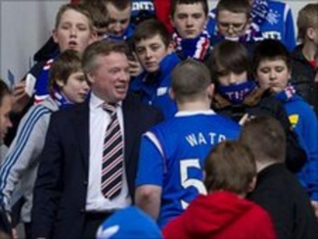 Rangers chairman Craig Whyte and fans