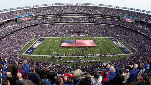 The MetLife Stadium in New York has a capacity of 82,500