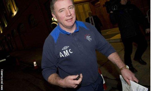 McCoist was unable to replace Nikica Jelavic before the transfer window closed
