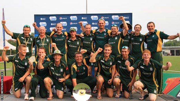 Guernsey's WCL Division Six winning team