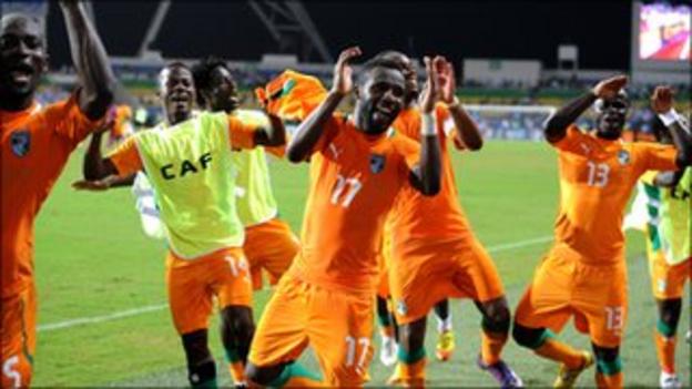 Nations Cup Ivorians set up final clash against Zambia  BBC Sport