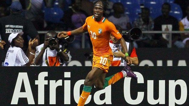 Gervinho scored Ivory Coast's winner against Mali to put them through to the final against Zambia