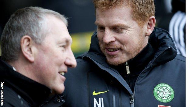 Inverness manager Terry Butcher and Celtic counterpart Neil Lennon