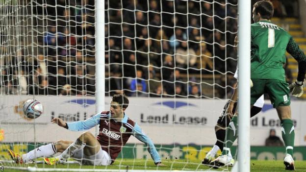 Jay Rodriguez scores for Burnley