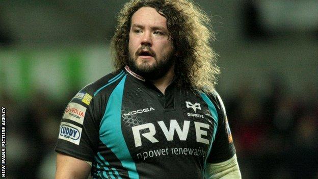 Ospreys prop Adam Jones puts family first - BBC Sport