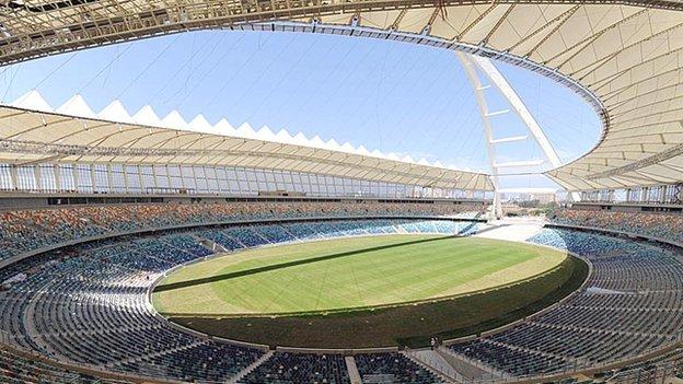 The World Cup stadium in Durban which may be used for the 2013 Africa Cup of Nations