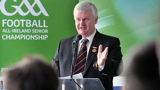 Ulster GAA president Aogan Farrell