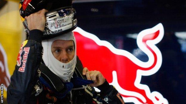 World champion Sebastian Vettel