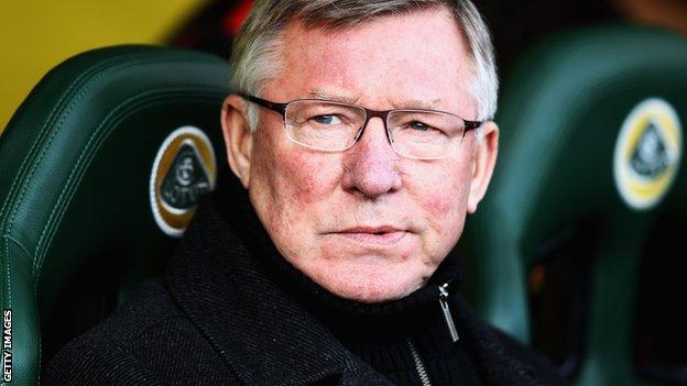 Manchester United manager Sir Alex Ferguson