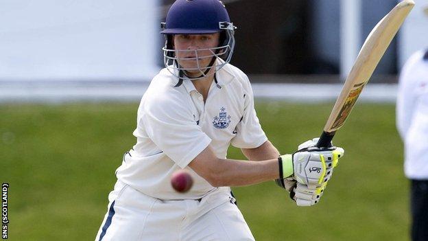 Craig Wallace top-scored for Scotland against the UEA in Sharjah