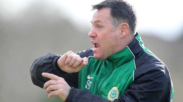 Donegal Celtic manager Stephen Small