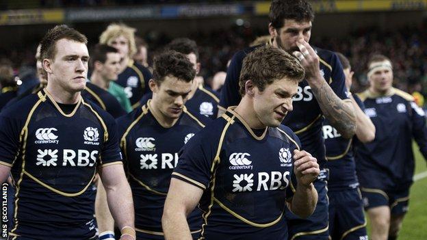 Scotland have lost all four of their Six Nations matches