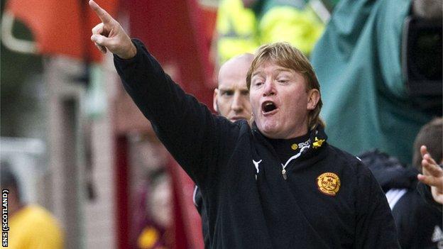 McCall was unhappy at a decision in the lead-up to Aberdeen's opening goal