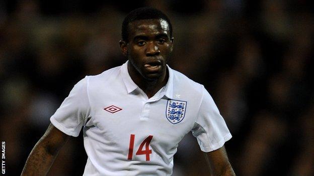 Fabrice Muamba on international duty