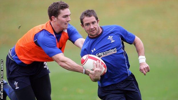 George North and Shane Williams