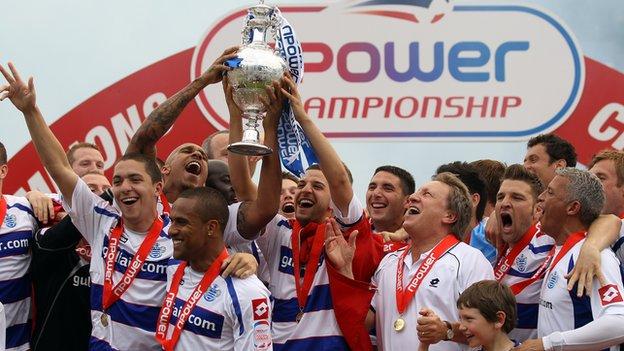 QPR celebrate promotion