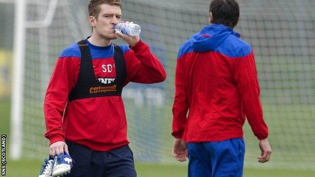 Davis has much to contemplate in training ahead of the Old Firm derby