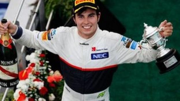 Sauber Driver Sergio Perez Says Error Cost Him Malaysia Win Bbc Sport