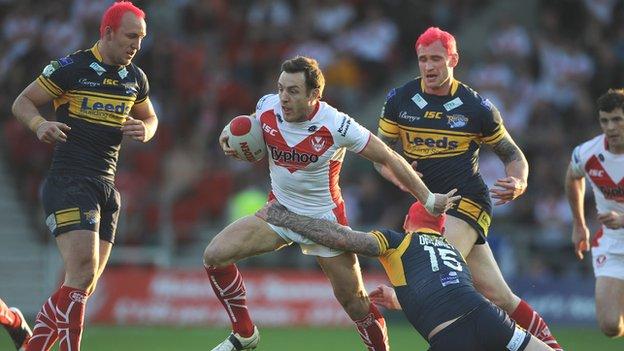 James Roby was in imperious form on his return to St Helens
