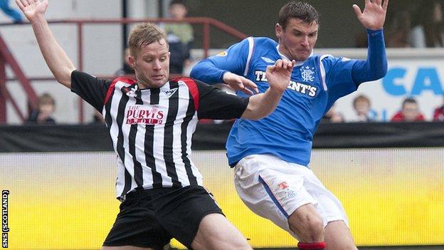 Dunfermline lost 4-1 to Rangers at East End Park on 11 February