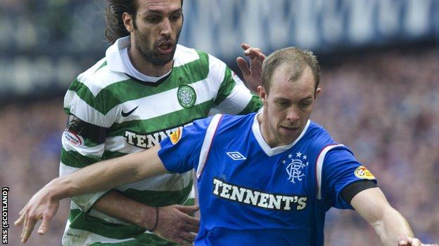 Celtic will host Rangers in the final Old Firm derby of the season