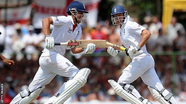 Andrew Strauss and Alastair Cook help England dominate Sri Lanka - BBC Sport