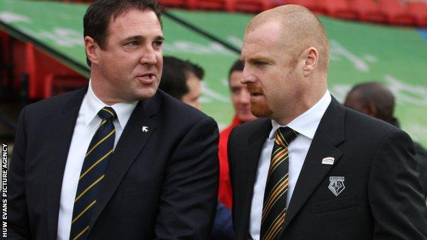 Malky Mackay and Sean Dyche