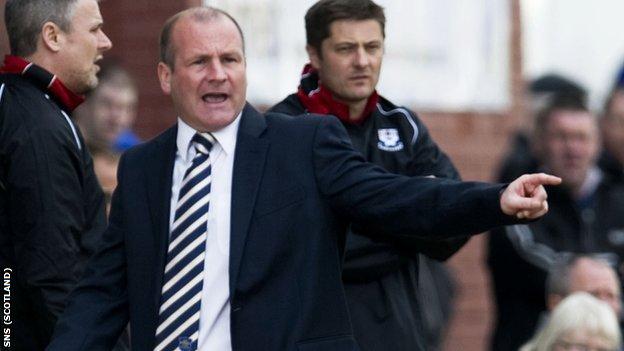 Queen of the South manager Gus MacPherson