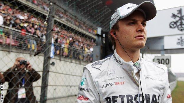 Chinese Grand Prix winner Nico Rosberg