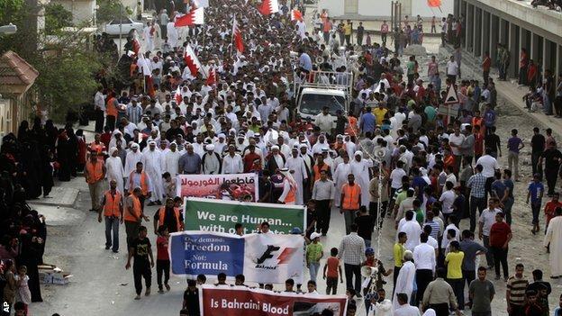 Anti-F1 protests in Bahrain