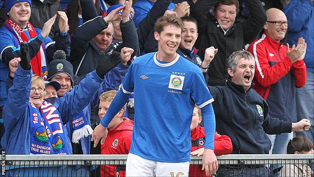 Daryl Fordyce scored Linfield's equaliser against Crusaders