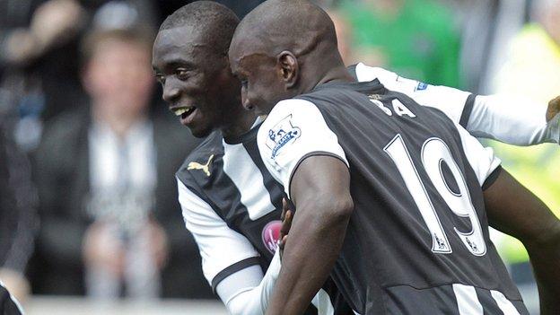 Demba Ba, Papiss Cisse