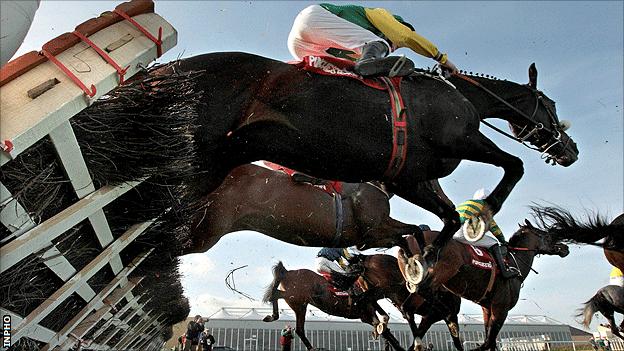 Horse racing at Punchestown