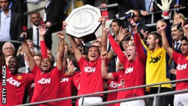 ENGLISH PREMIER MANCHESTER UNITED FC 2011-2012 COMMUNITY SHIELD