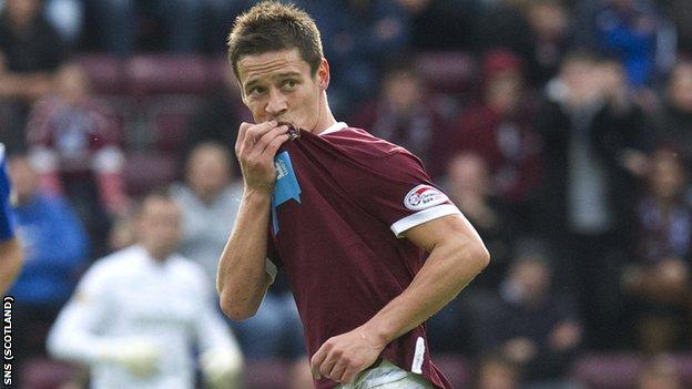 Ian Black will be leaving Hearts in the summer
