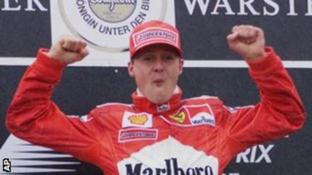 Formula One driver Michael Schumacher