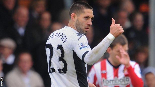 Clint Dempsey scored Fulham's first