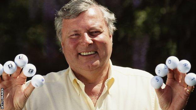 Peter Alliss is inducted into the golf Hall of Fame