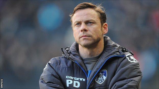 Oldham Athletic manager Paul Dickov