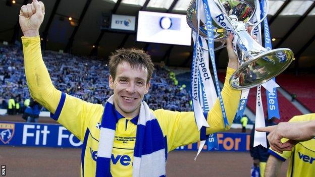 Garry Hay was a League Cup winner with Kilmarnock in March
