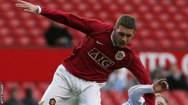 Phil Marsh in his Manchester United days