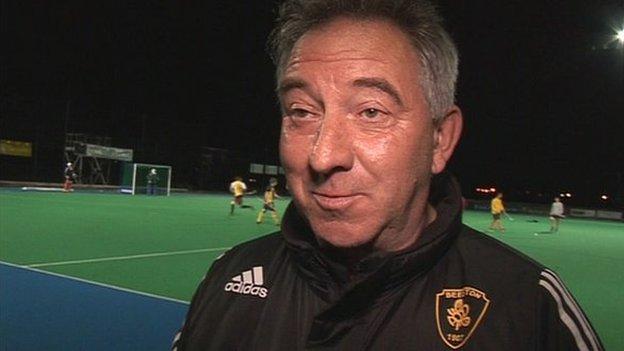 Beeston Hockey manager Graham Griffiths