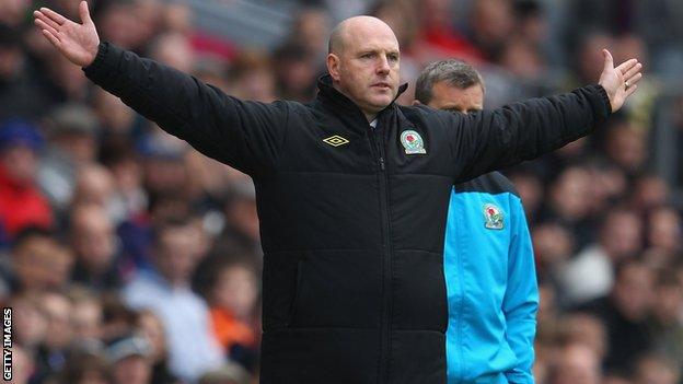 Blackburn manager Steve Kean